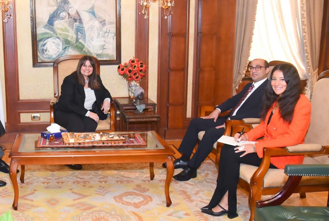 بالصور: وزيرة الهجرة تستقبل قنصل عام مصر الجديد في فرنسا لبحث التعاون لتلبية احتياجات المصريين بالخارج