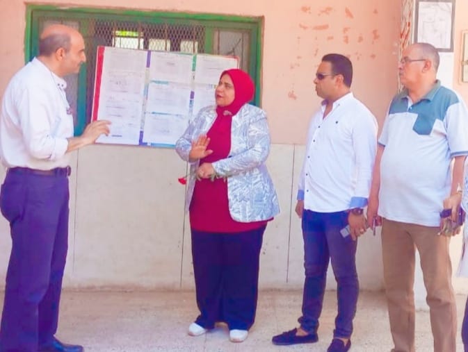 بالصور: وكيل تعليم القناطر الخيرية تتابع جاهزية لجان الثانوية العامة