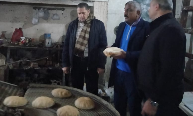 حملات تموينية مكبرة على المخابز بنطاق ٣ مراكز بالبحيرة 