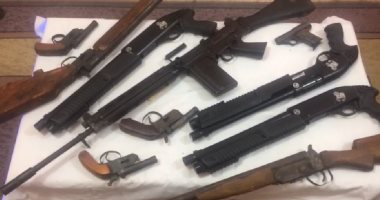 ضبط 25 قطعة سلاح و68 قضية مخدرات خلال 24 ساعة فى حملات أمنية