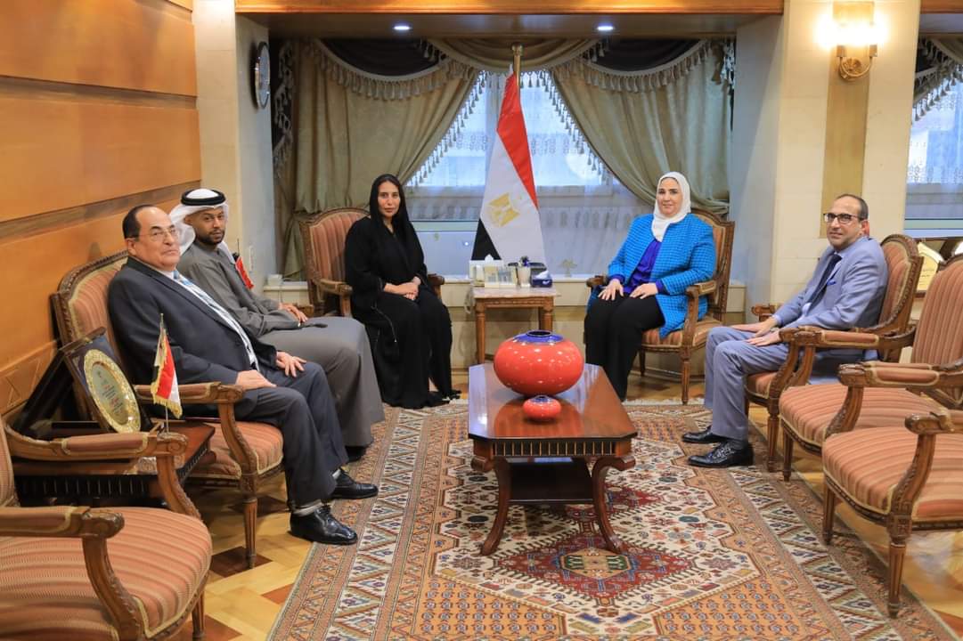 وزيرة التضامن الاجتماعي تستقبل سفيرة الإمارات بالقاهرة