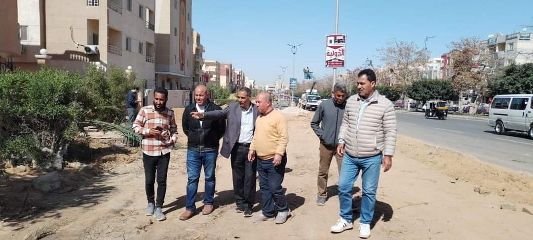 مرور رئيس الجهاز اليوم على الطريق الرئيسى الجهه المقابله للحى الثالث