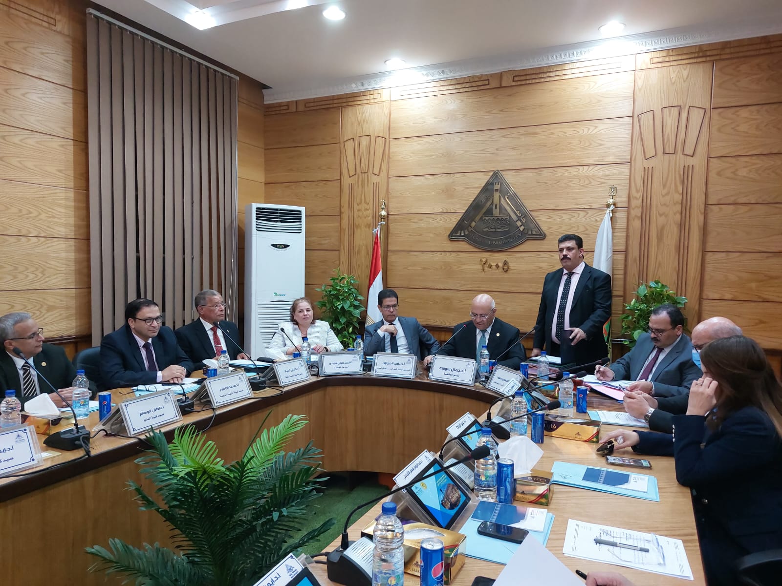 خلال رئاسته مجلس الجامعة : رئيس جامعة بنها يهنئ الرئيس السيسى بذكرى انتصارات أكتوبر