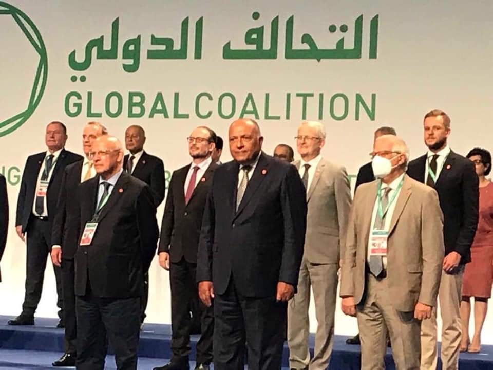 شكري يشارك في الاجتماع الوزاري للتحالف الدولي ضد داعش بروما.