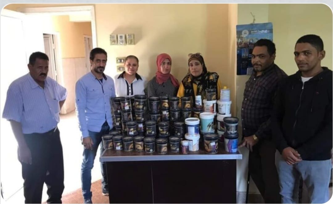 ضبط بويات منتهية الصلاحية بمركز جهينة بسوهاج