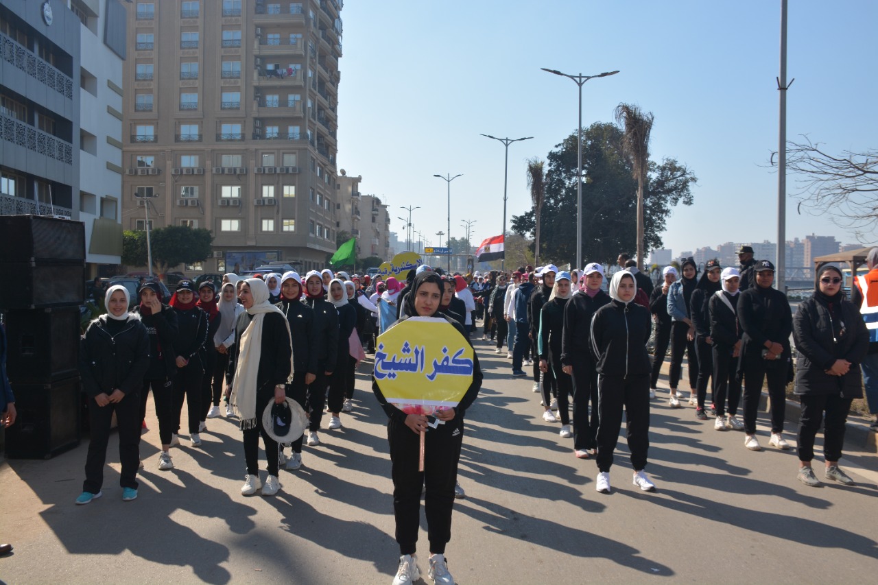 تحت رعاية وزير الشباب ومحافظ القليوبية يطلق إشارة البدء للمهرجان الأول للمشي للفتيات بمشاركة 7 محافظات من أمام ديوان عام محافظة القليوبية   
