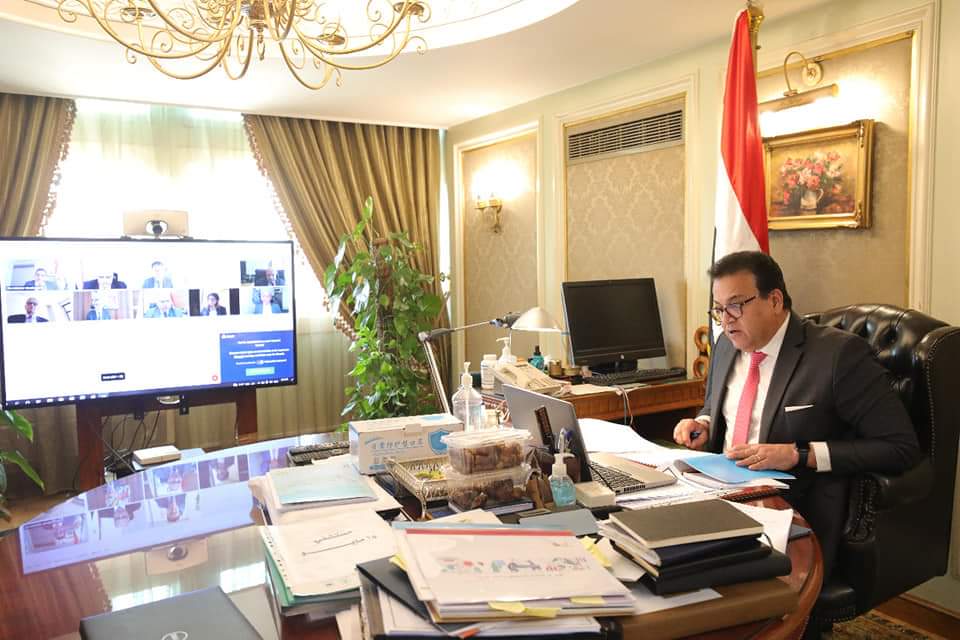 عبرالفيديو كونفرانس..وزير التعليم العالي يبحث آليات التعاون مع مدير عام المنظمة العالمية للملكية الفكرية