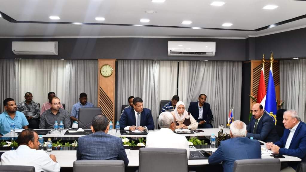 محافظ أسوان ورئيس هيئة تنمية الصعيد ناقشا المشروعات المشتركة بين المحافظة والهيئة 