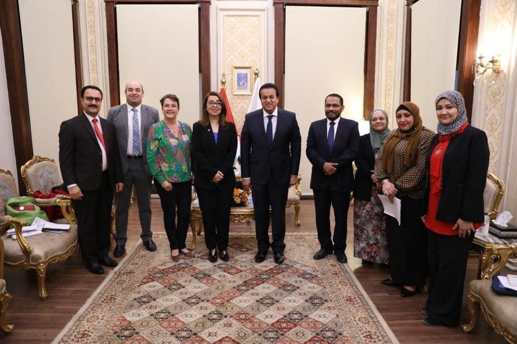 عبد الغفار يستقبل المدير التنفيذي لمكتب الأمم المتحدة المعني بالمخدرات والجريمة