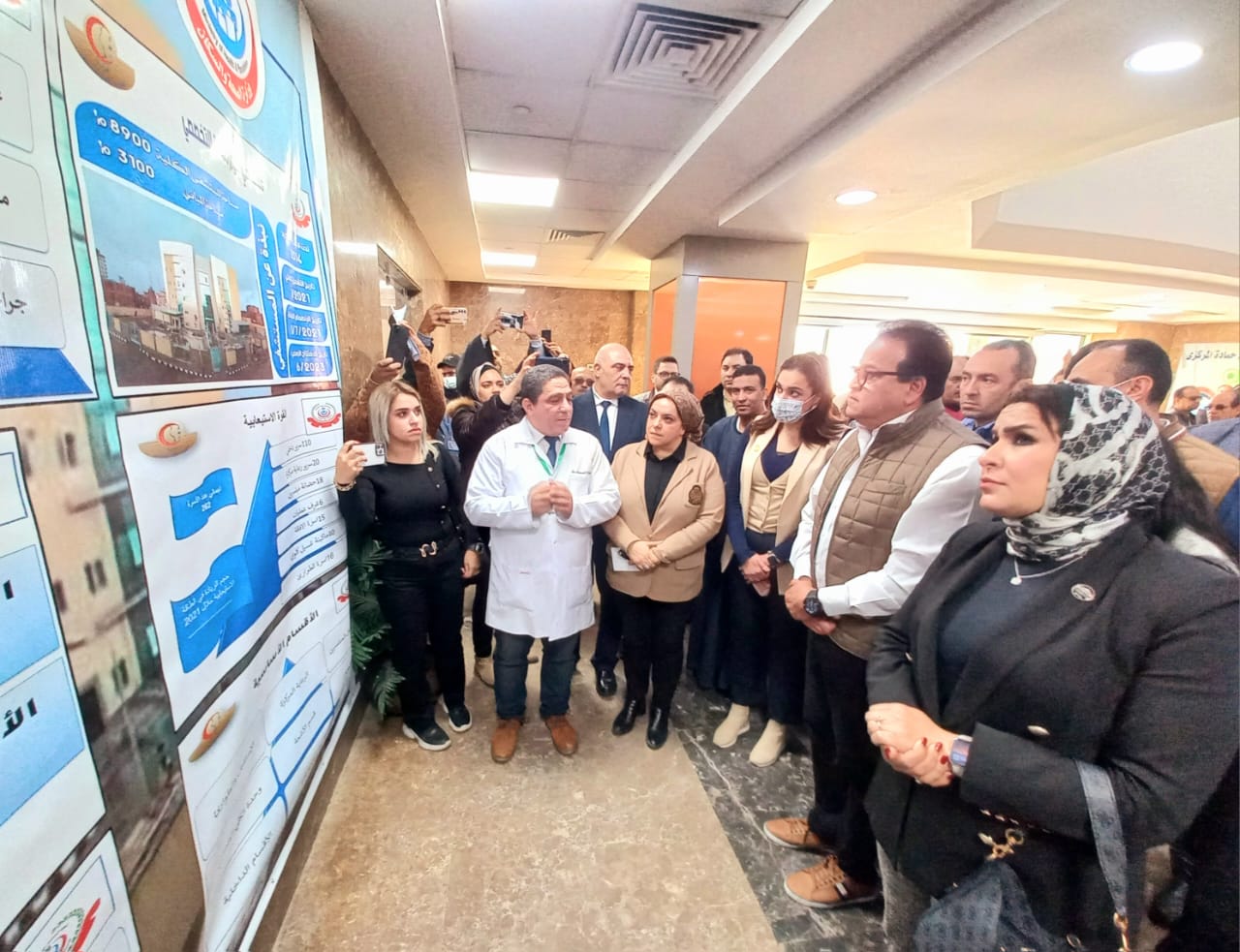 عبد الغفار وبلبع يتفقدا مستشفى إيتاى البارود للتأكد من توافر الخدمات الطبية 