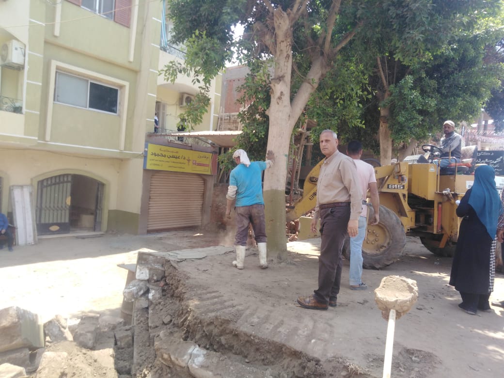  " الهجان": اجمالي ما تم ازالته حتي الان عدد101 حالة تعدي بمراكز مدن واحياء المحافظة