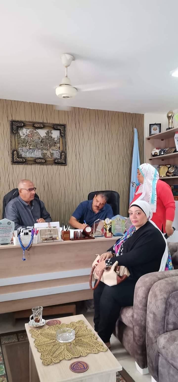 وكيل وزارة الشباب والرياضة بالبحر الأحمر يستقبل مسئول كيان سند شباب الصعيد 