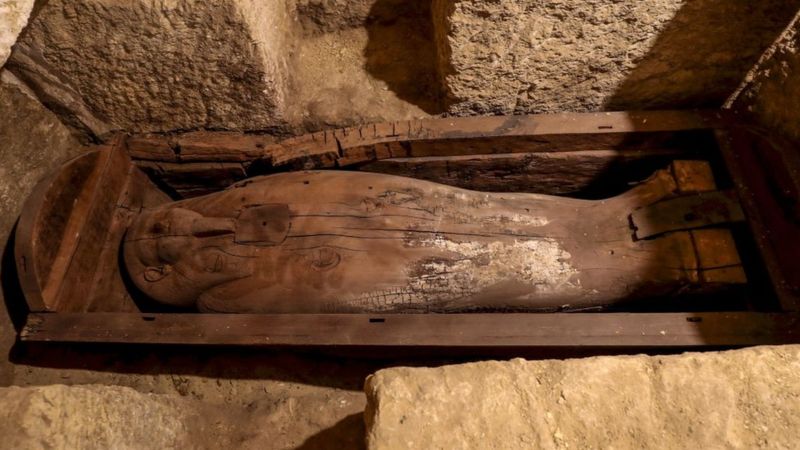 بالصور: مومياوات أثرية في صعيد مصر