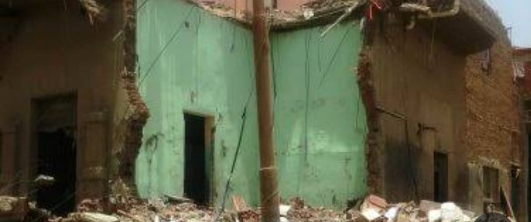 انهيار وتصدع 4 منازل بسوهاج دون خسائر للأرواح