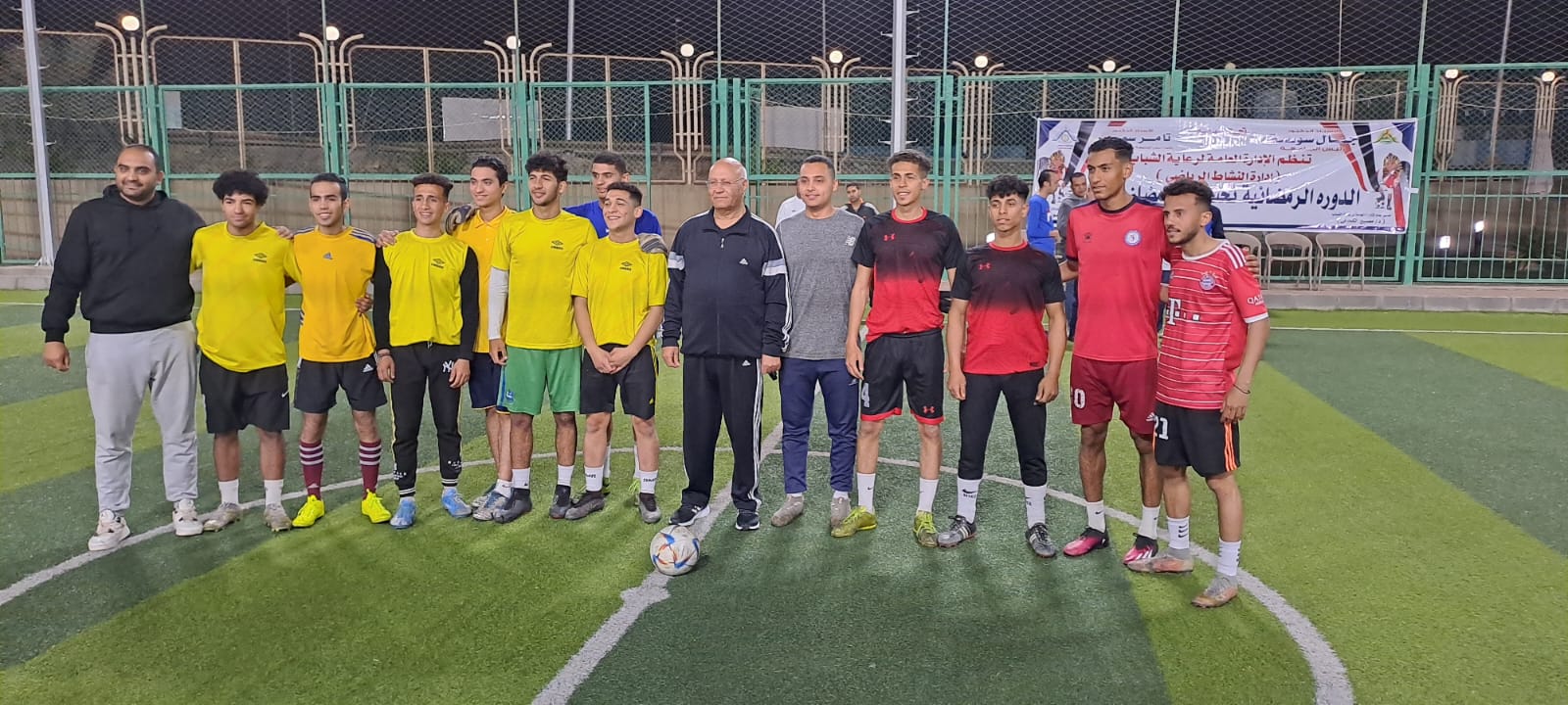رئيس جامعة بنها يفتتح فعاليات الدورة الرمضانية " رمضان يجمعنا " لكرة القدم
