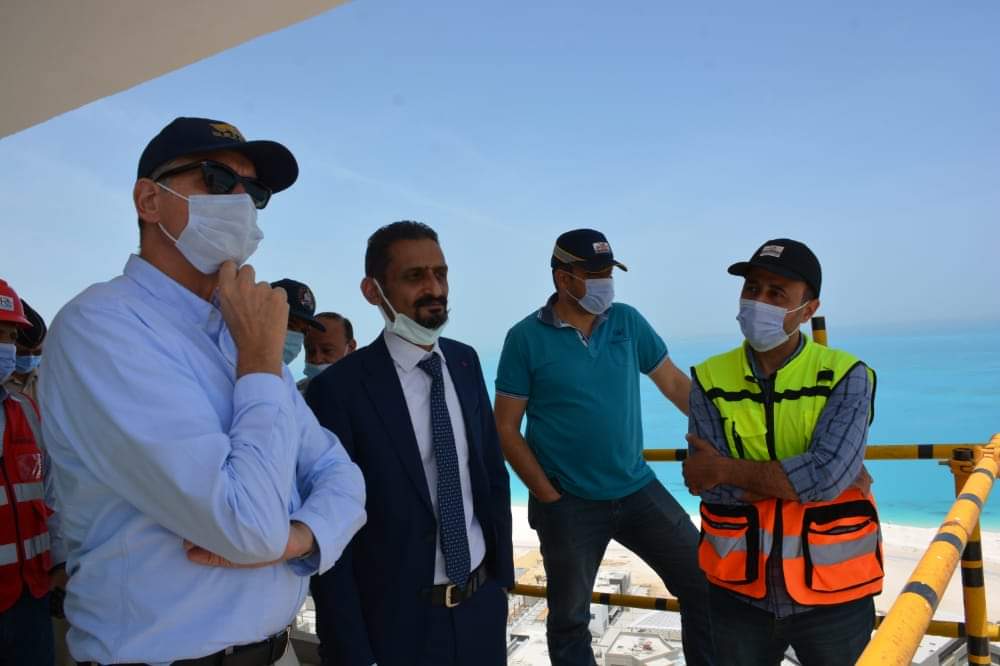 السفير الألماني بالقاهرة يتفقد مشروعات مدينة العلمين الجديدة 
