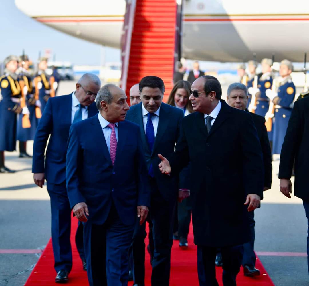 الرئيس السيسي يصل الى مدينة باكو عاصمة اذربيجان