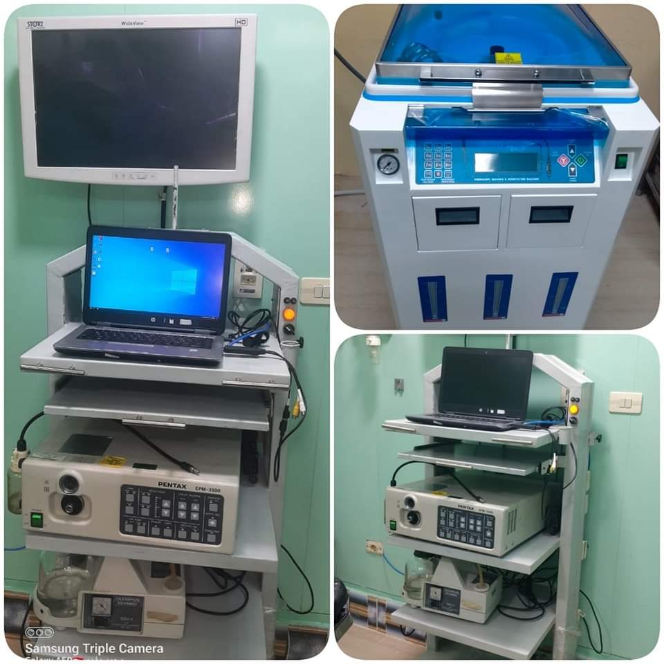 تزويد مستشفى رشيد بوحدة غسيل وتعقيم مناظير الجهاز الهضمي.