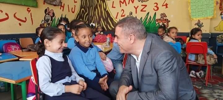 جولة متابعة وكيل مديرية التربية والتعليم بالقليوبية لمدارس إدارة غرب شبرا الخيمة التعليمية