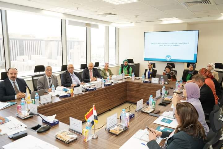 رئيس الهيئة العامة للاعتماد والرقابة الصحية يبحث التعاون المشترك مع رئيس المجلس الصحي المصرى خلال اجتماع مجلس ادارة الهيئة بالعاصمة الادارية الجديدة..