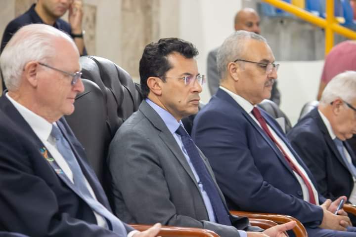 وزير الرياضة يشهد افتتاح بطولة كأس العالم لكرة الطائرة البارالمبية بالمدينة الرياضية بالعاصمة الإدارية الجديدة 