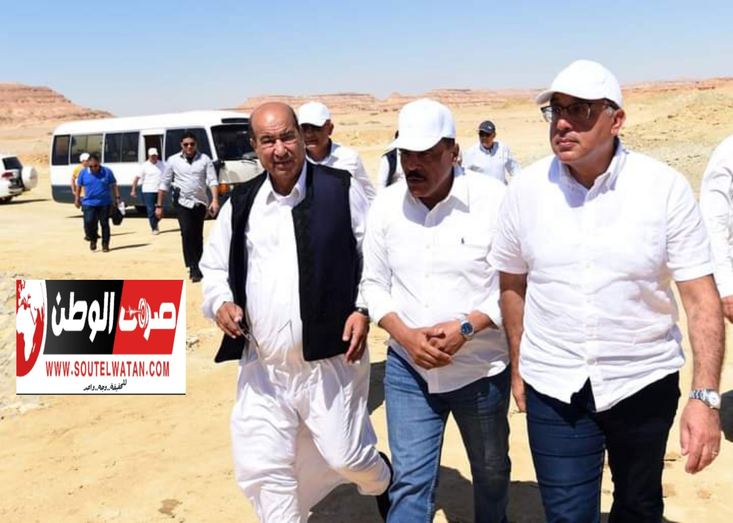 بالصور مدبولى في أول زيارة لرئيس حكومة إلى واحة سيوة منذ سنوات عديد ويتفقد مكونات مشروع تطوير منظومة إدارة الرى والصرف بالواحة