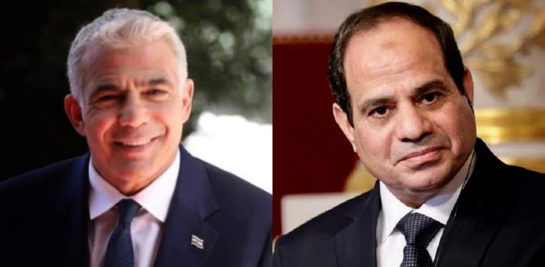 الرئيس السيسي يتلقى اتصالاً هاتفياً من رئيس الوزراء الإسرائيلي للتهنئة بعيد الأضحى.
