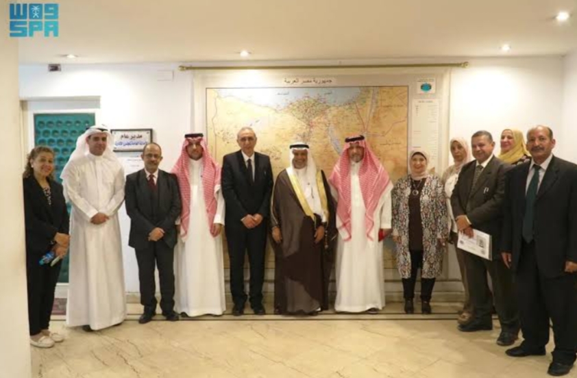 رئيس الهيئة العامة للمساحة السعودية يزور الهيئة المصرية العامة للمساحة