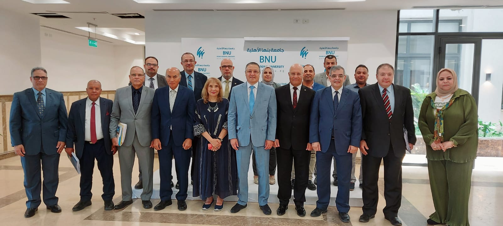 جامعة بنها الأهلية تناقش اللائحة الداخلية وعقد شراكات دولية