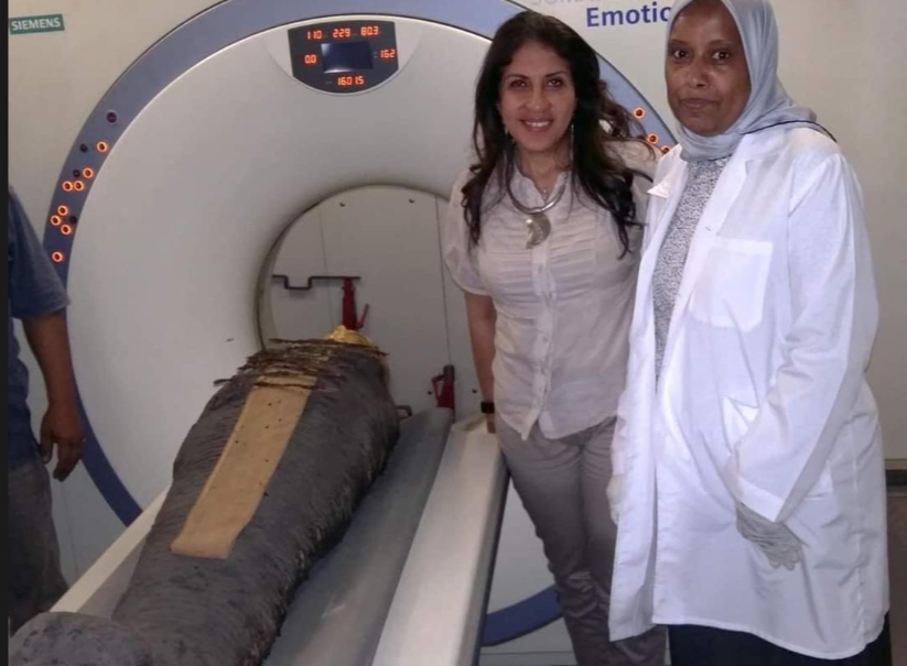 بالصور.. الأشعة المقطعية تكشف أسرار مومياء الصبي الذهبي ببدروم المتحف المصري بالتحرير