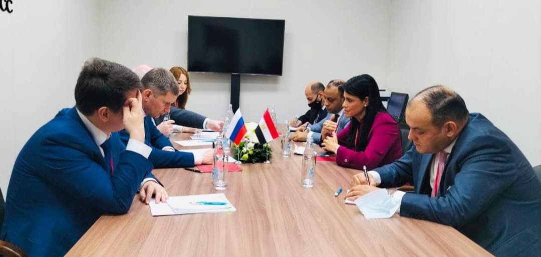 وزيرة التعاون الدولي تبحث تعزيز مجالات التعاون الثنائي مع وزير التنمية الاقتصادية الروسي