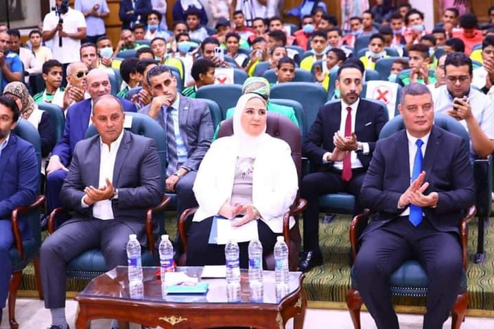 القباج  تشهد الحفل الختامي لبطولة دوري أبناء مصر لكرة القدم لدور الرعاية على مستوى الجمهورية