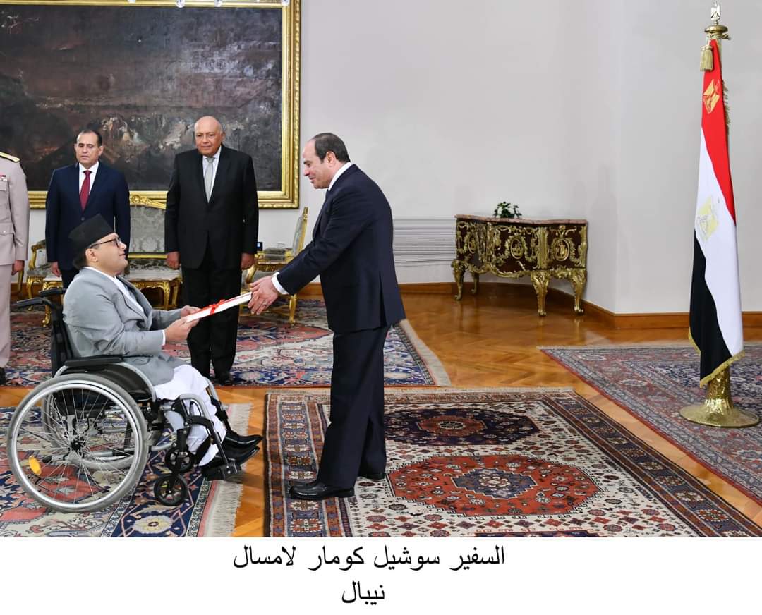 الرئيس السيسي يعتمد أوراق 13 سفيرا جديدا لدى مصر