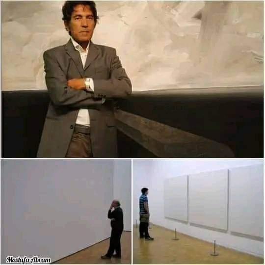 على طريقة فيلم العتبه الخضراء رسام إيطالي يبيع لوحة غير مرئية ب 18 الف دولار