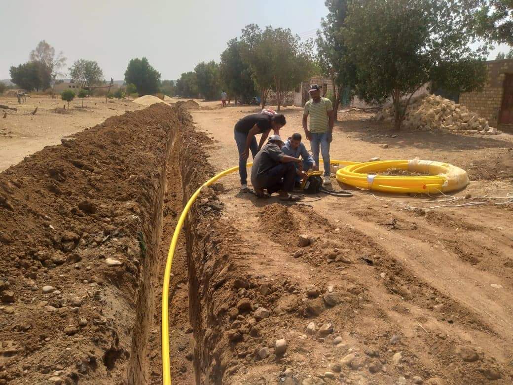 الغاز الطبيعى وصل قرى وادى النقرة بفضل مبادرة حياة كريمة