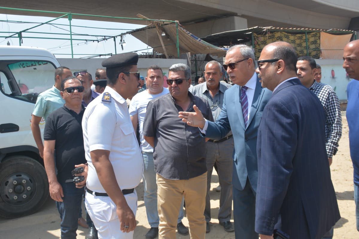 محافظ القليوبية يقوم بجولة بمدينة بنها وشبرا الخيمة لمتابعة المشروعات الجاري تنفيذها