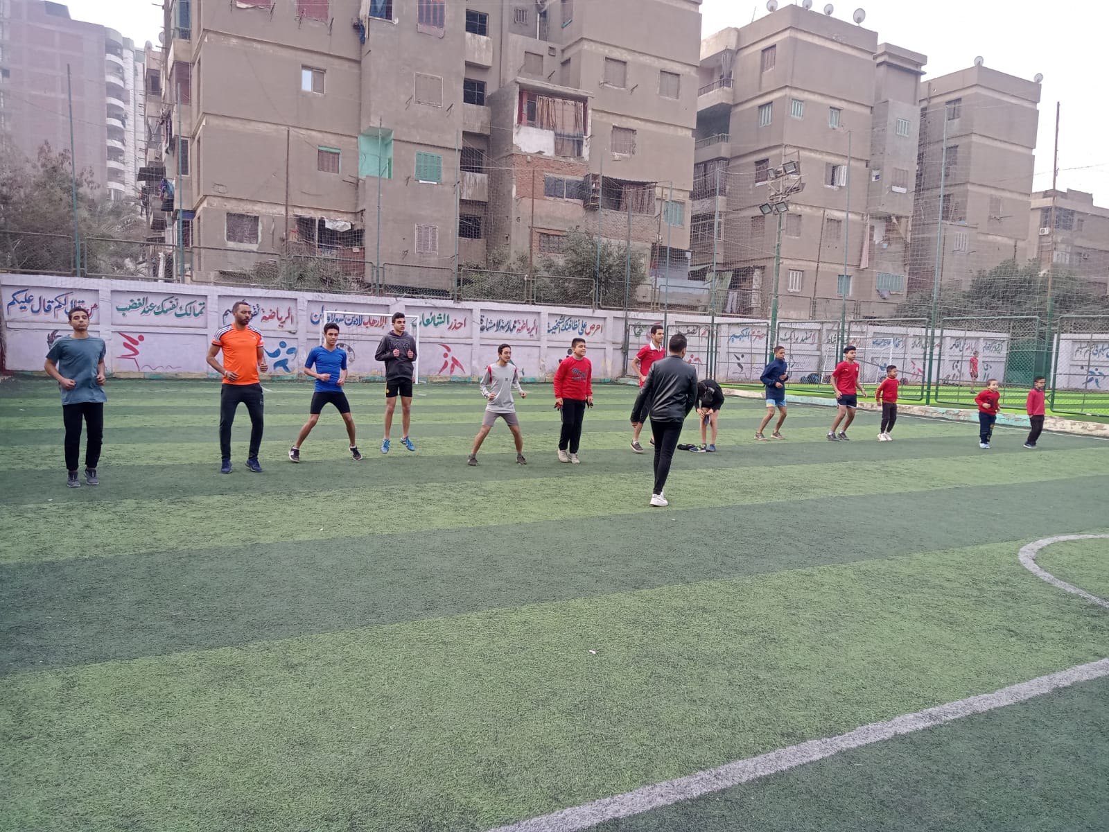 مشروع تنشيط الرياضة بالاحياء الشعبية من داخل شبرا الخيمة