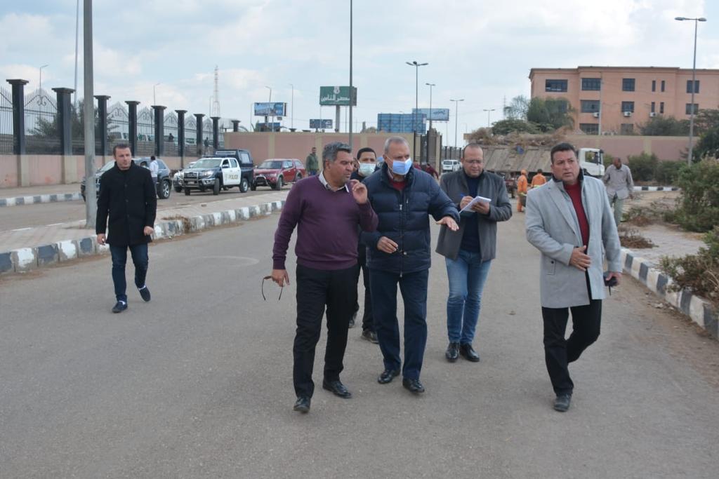 محافظ القليوبية يقوم بجولة بمدينة بنها لمتابعة المشروعات الجاري تنفيذها