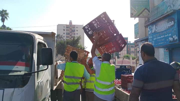 إزالة 770 مخالفة إشغال طريق خلال حملات مكبرة بمراكز البحيرة