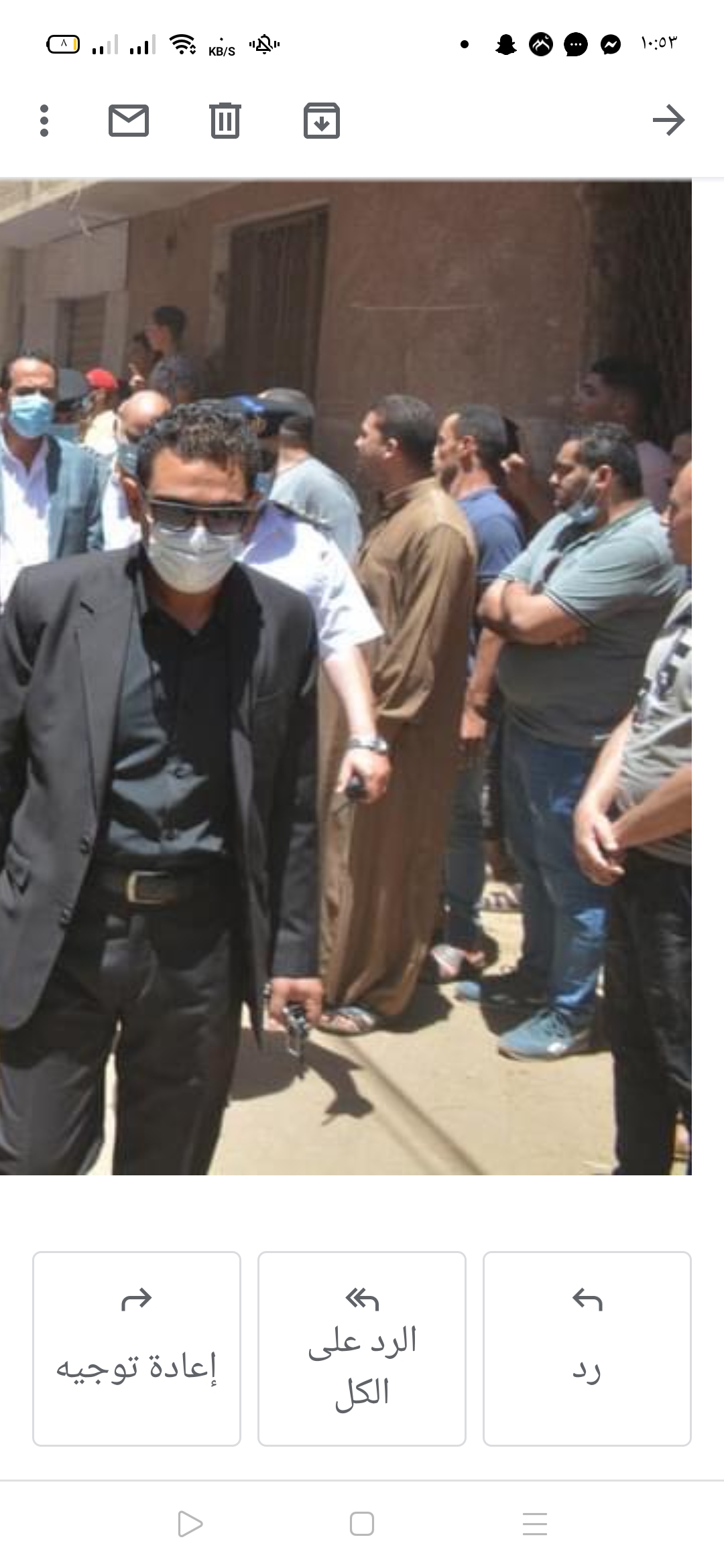 محافظ القليوبية يشارك في تشييع جنازة النقيب/ محمد عرابي شهيد القوات المسلحة بمسقط رأسه بقرية ميت الحوفيين