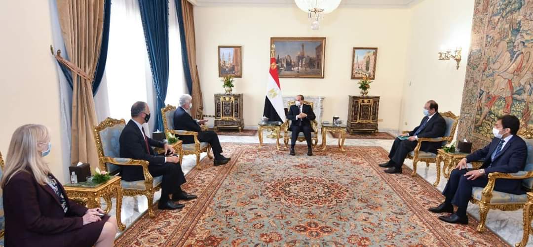 الرئيس السيسي يستقبل مدير وكالة الاستخبارات المركزية الأميركية"