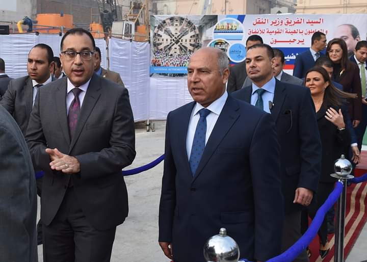 رئيس الوزراء يشهد دخول ماكينة الحفر العميق لمحطة "ماسبيرو" بالجزء الأول من المرحلة الثالثة من الخط الثالث لمترو أنفاق القاهرة الكبرى