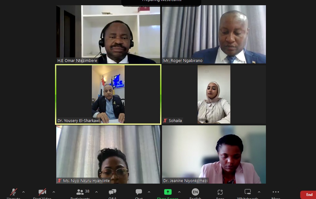 مؤتمر افتراضي بعنوان "يوم الأعمال المصري البوروندي 2024" ينظمه رجال الأعمال المصريين الأفارقة بالتعاون مع سفارة بورندي