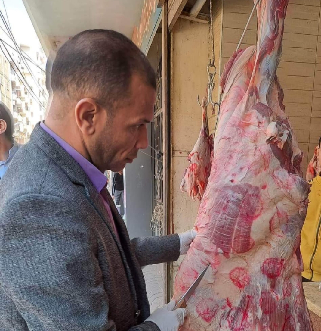 ضبط لحوم بأختام مزورة ومفروم فاسد بسوهاج