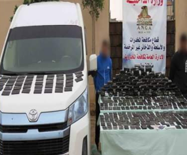 حملة أمنية مكبرة أسفرت عن ضبط كميات كبيرة من المخدرات بقيمة (6,500,000) مليون جنيه
