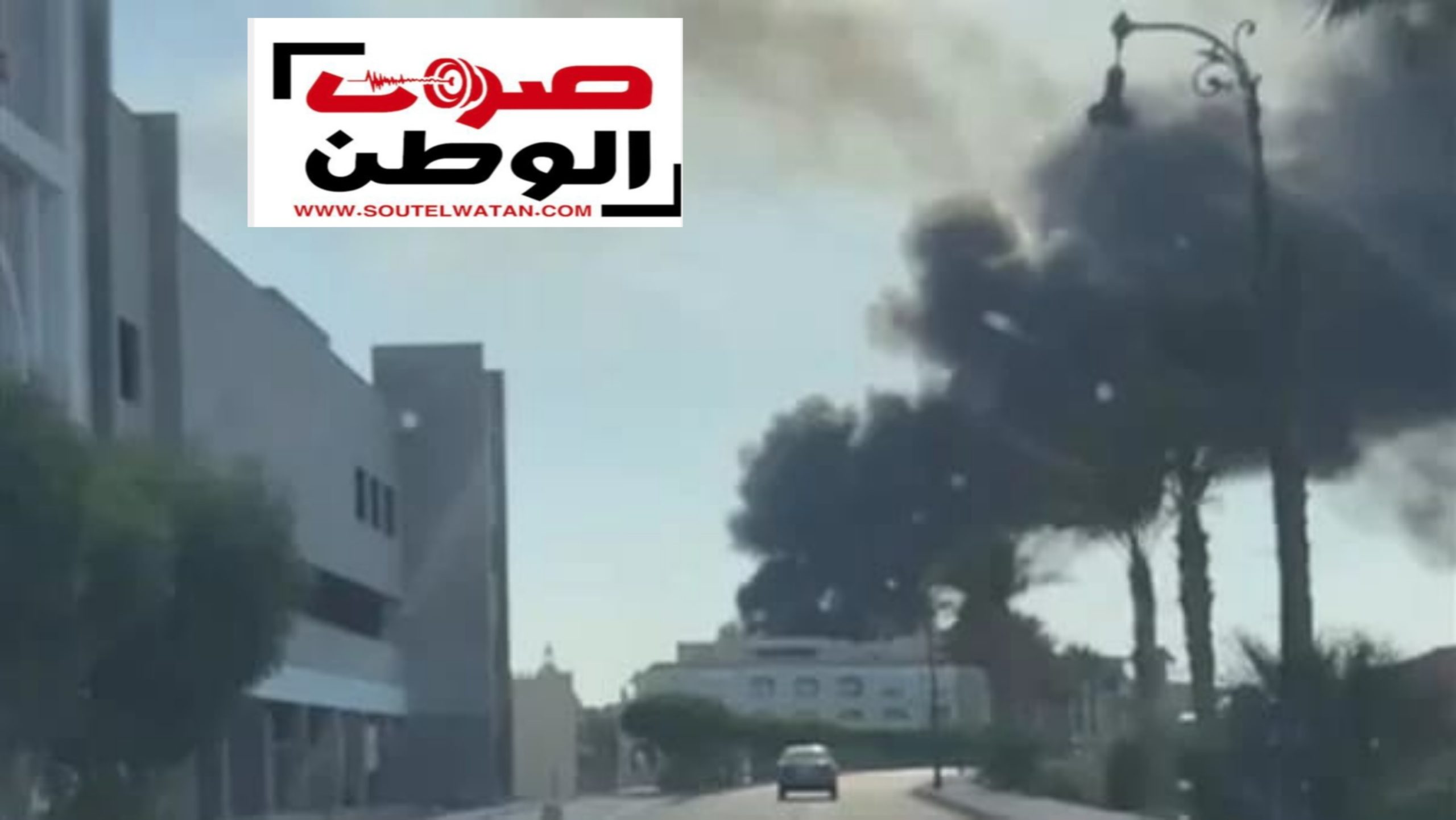 اندلاع حريق بإحد السيارات نقل المواد البترولية جنوب بالغردقة