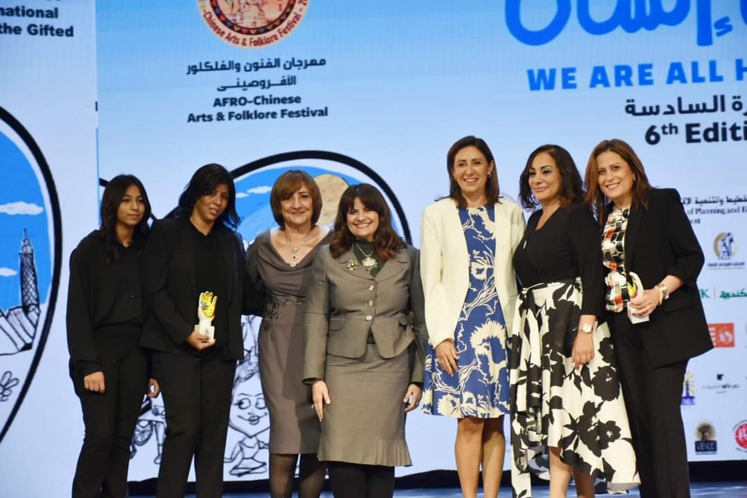 وزيرة الهجرة تشارك في فعاليات ملتقى أولادنا لفنون ذوي القدرات الخاصة