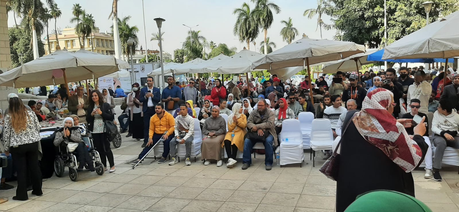 من قلب الحرم الجامعي...ثقافة الجيزة تحتفي بذوي الهمم في يومهم العالمي