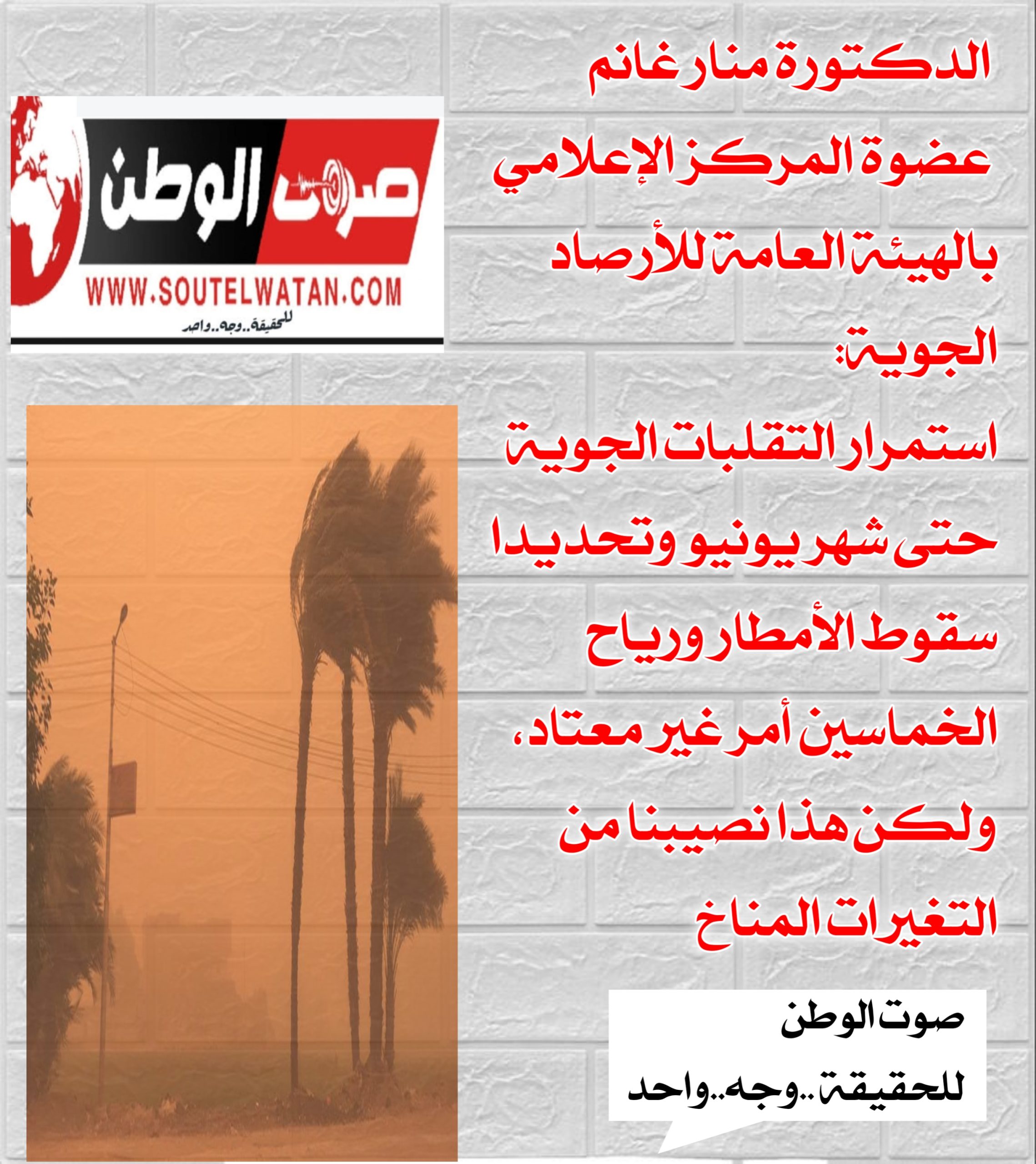 توقعات حالة الطقس في مصر