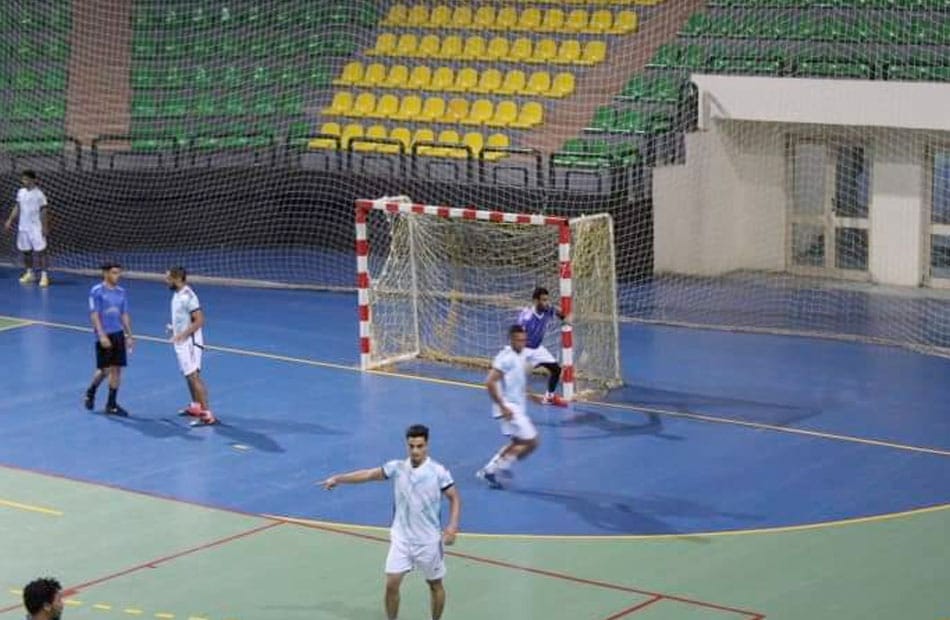 انطلاق المعسكر التدريبي لمنتخب مصر لكرة القدم الخماسي. للصم بالصالة المغطاة بالغردقة